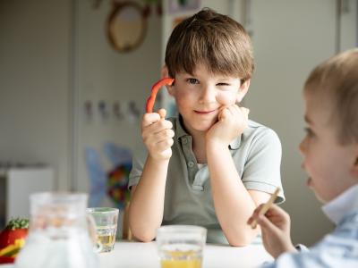 Gesunde Ernährung bei der Wichtel Akademie